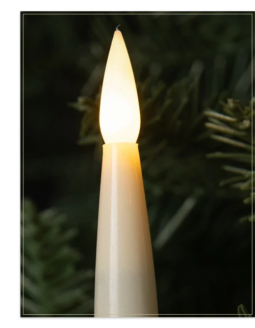 Batteriebetriebene Weihnachtsbaumkerzen