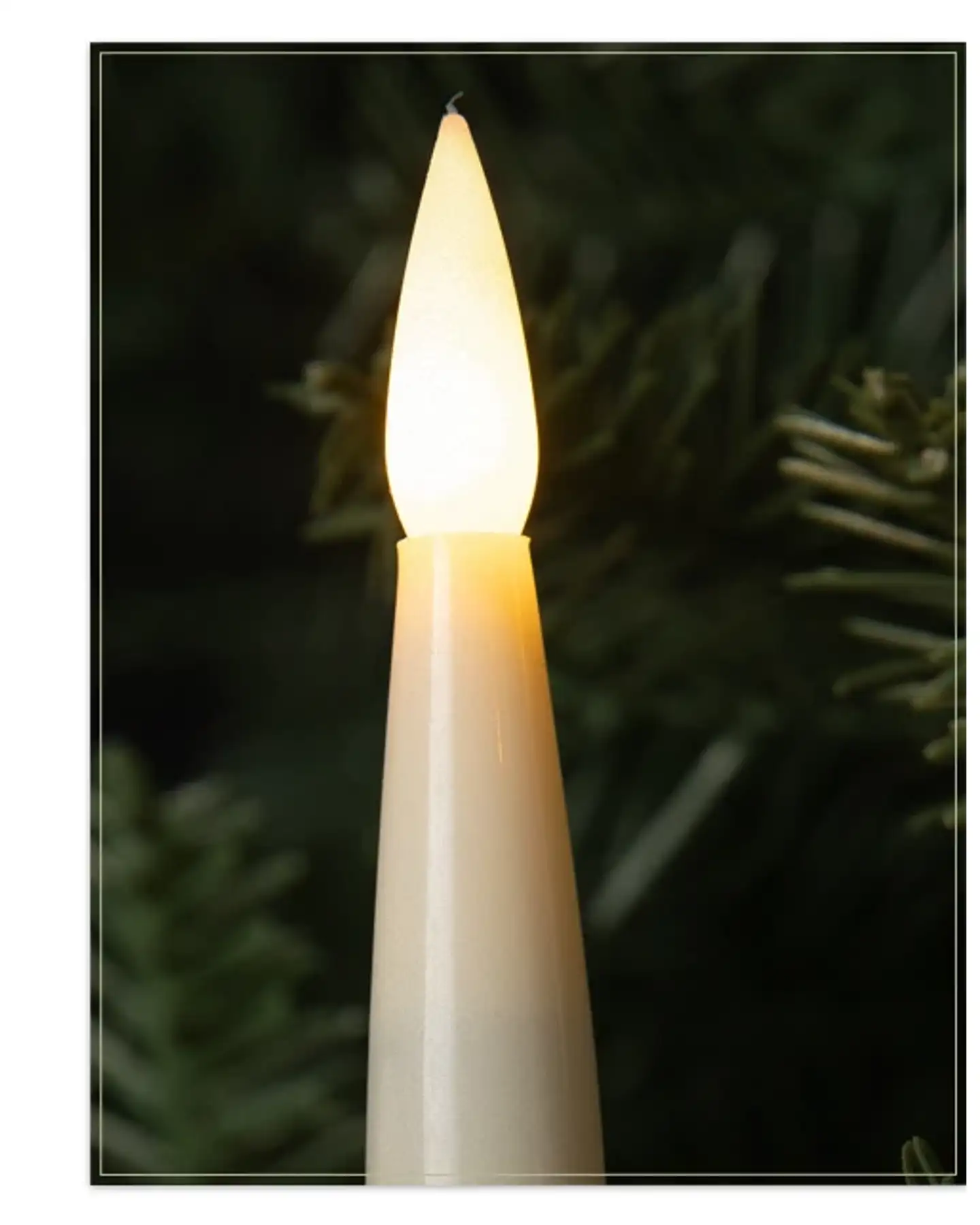 Batteriebetriebene Weihnachtsbaumkerzen