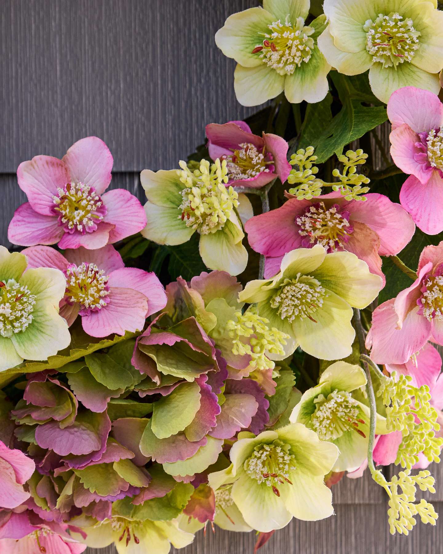 Morning Blossoms Wreath by Balsam Hill Closeup 20