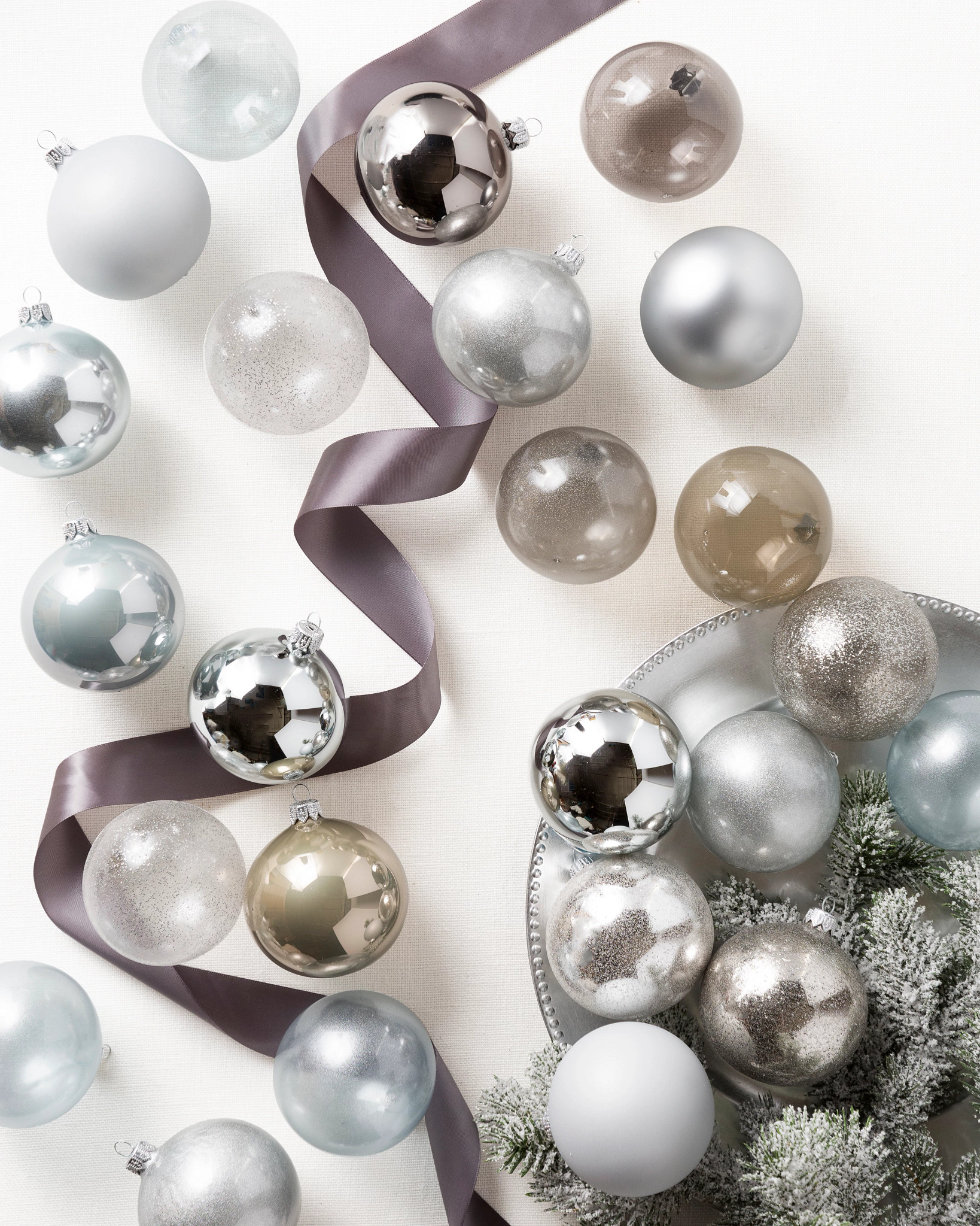 Silver BH Essentials Tonal Bauble Set