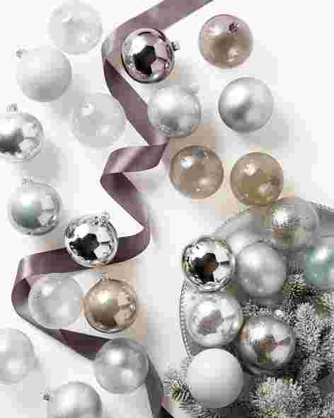 BH Essentials Silver Tonal Ornaments by Balsam Hill