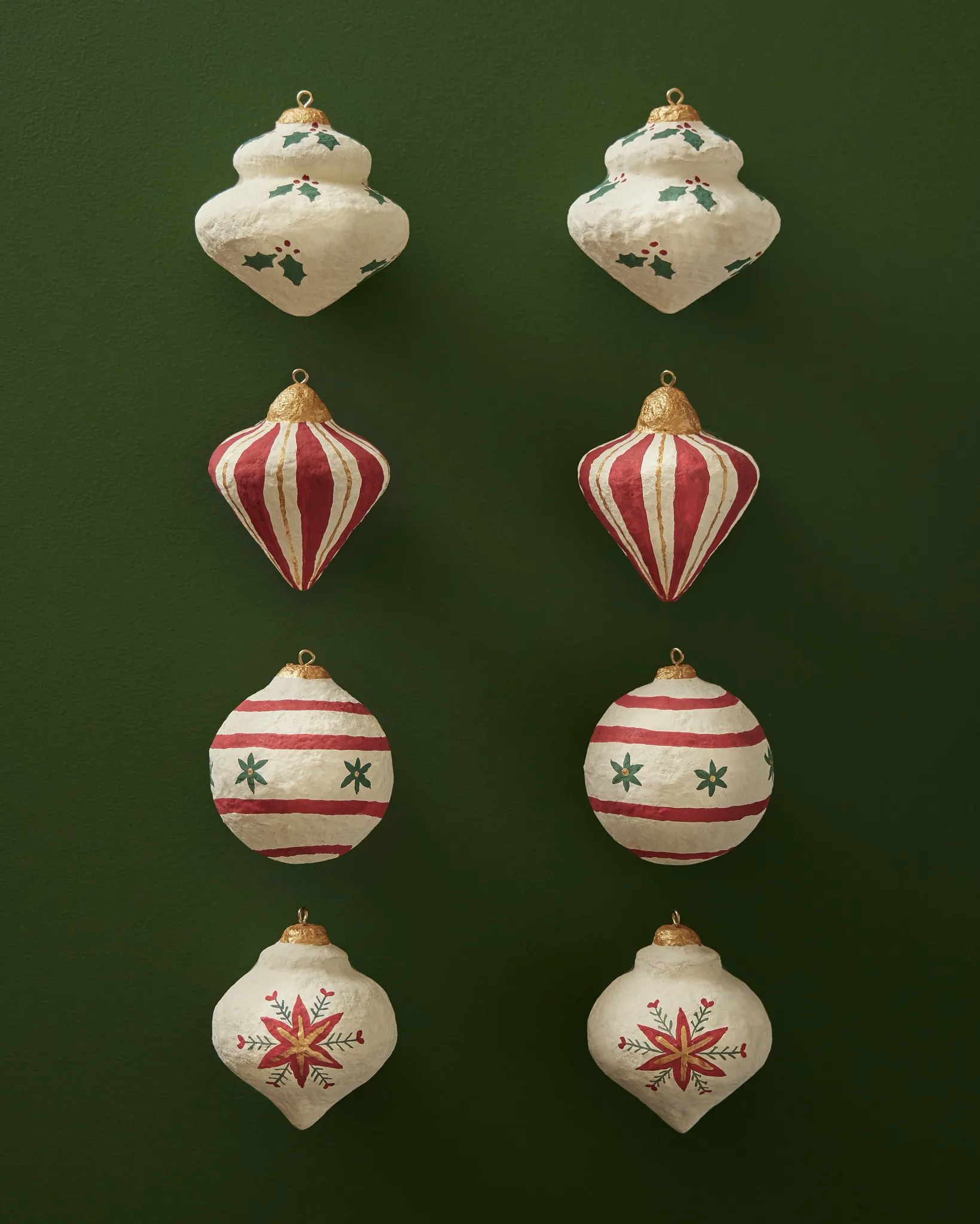 Festive Katran Mixed Ornament Set