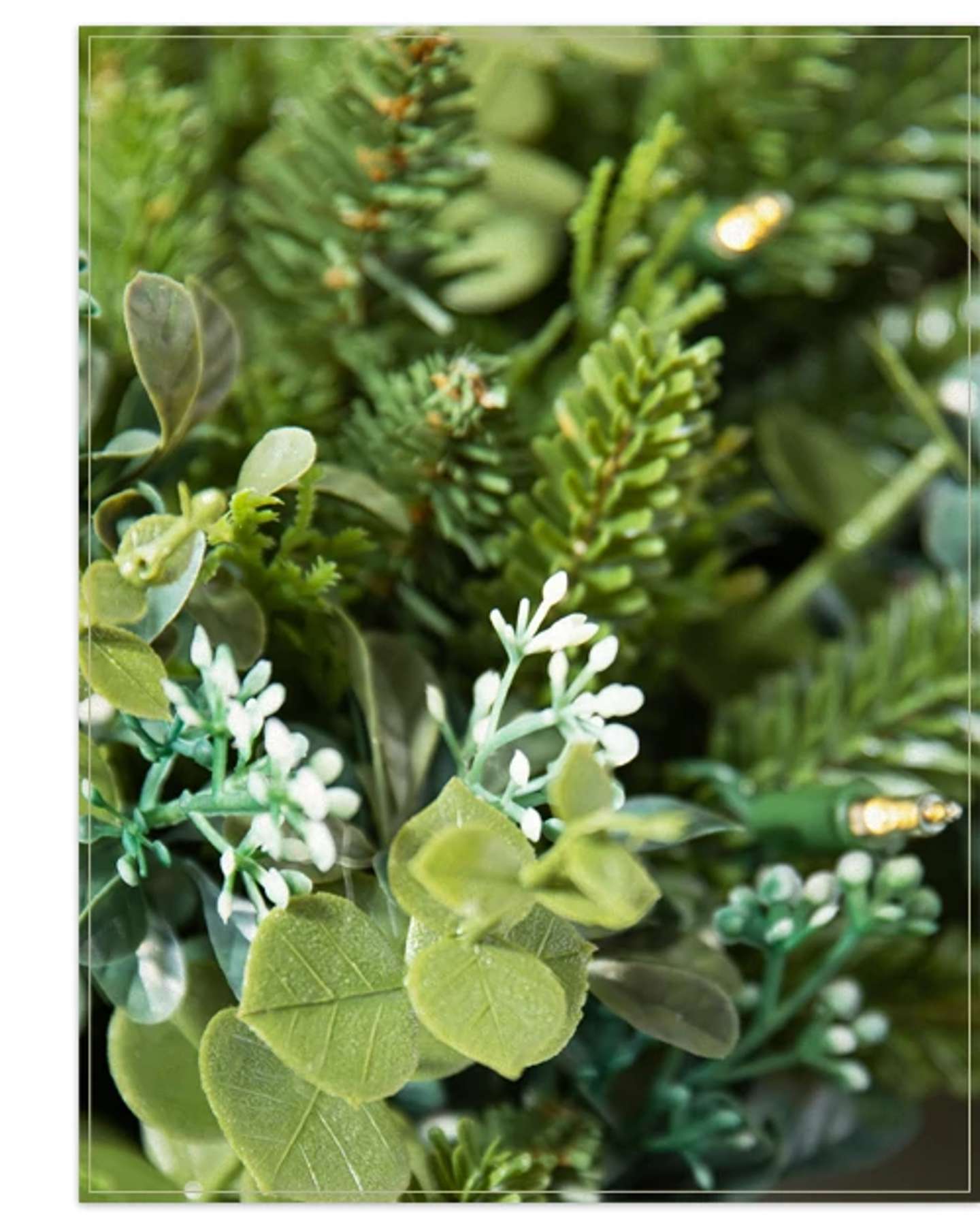Balsam Hill Fraser Fir Meadow Artificial Christmas Foliage Product Display