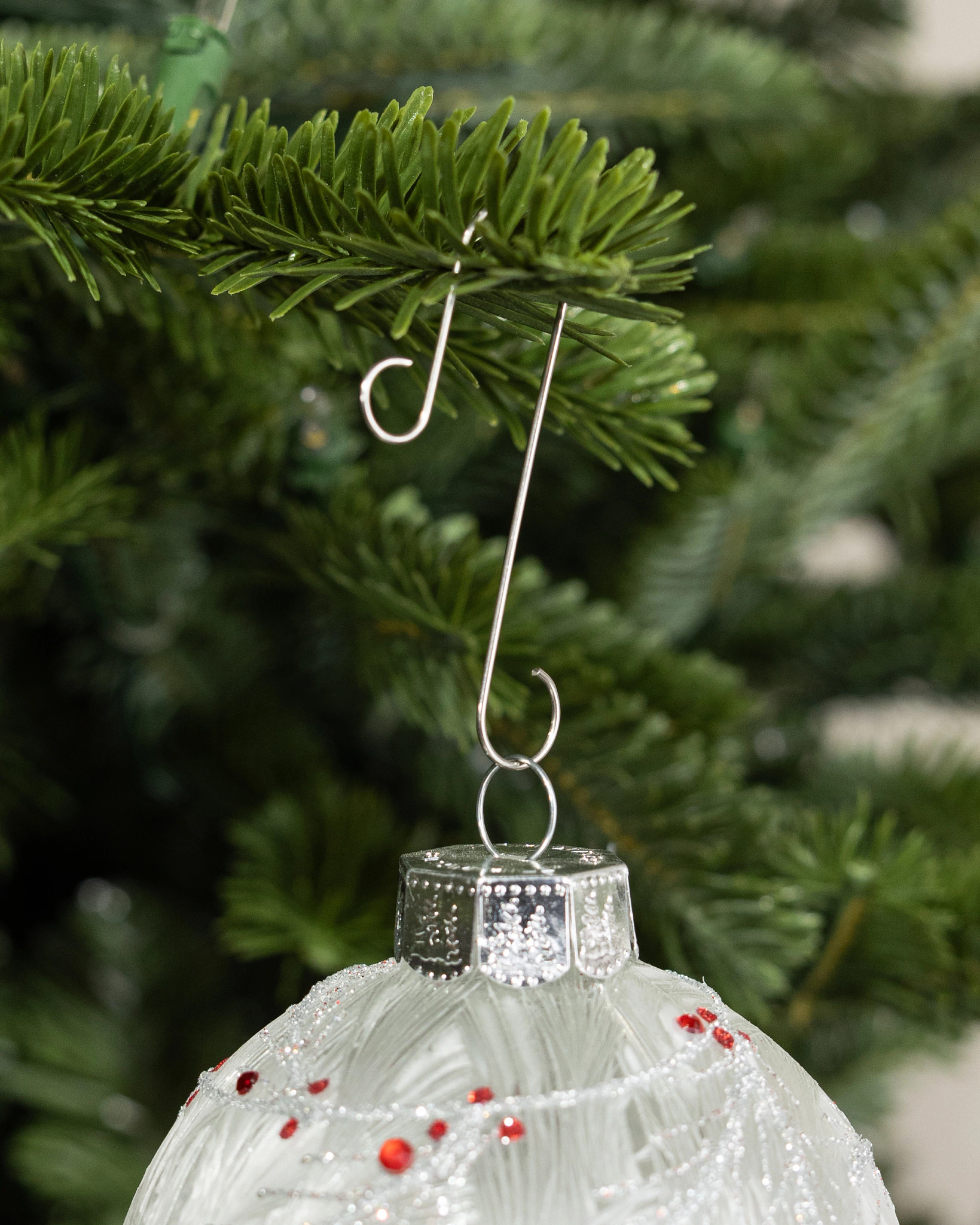 Silver Ornament Hooks