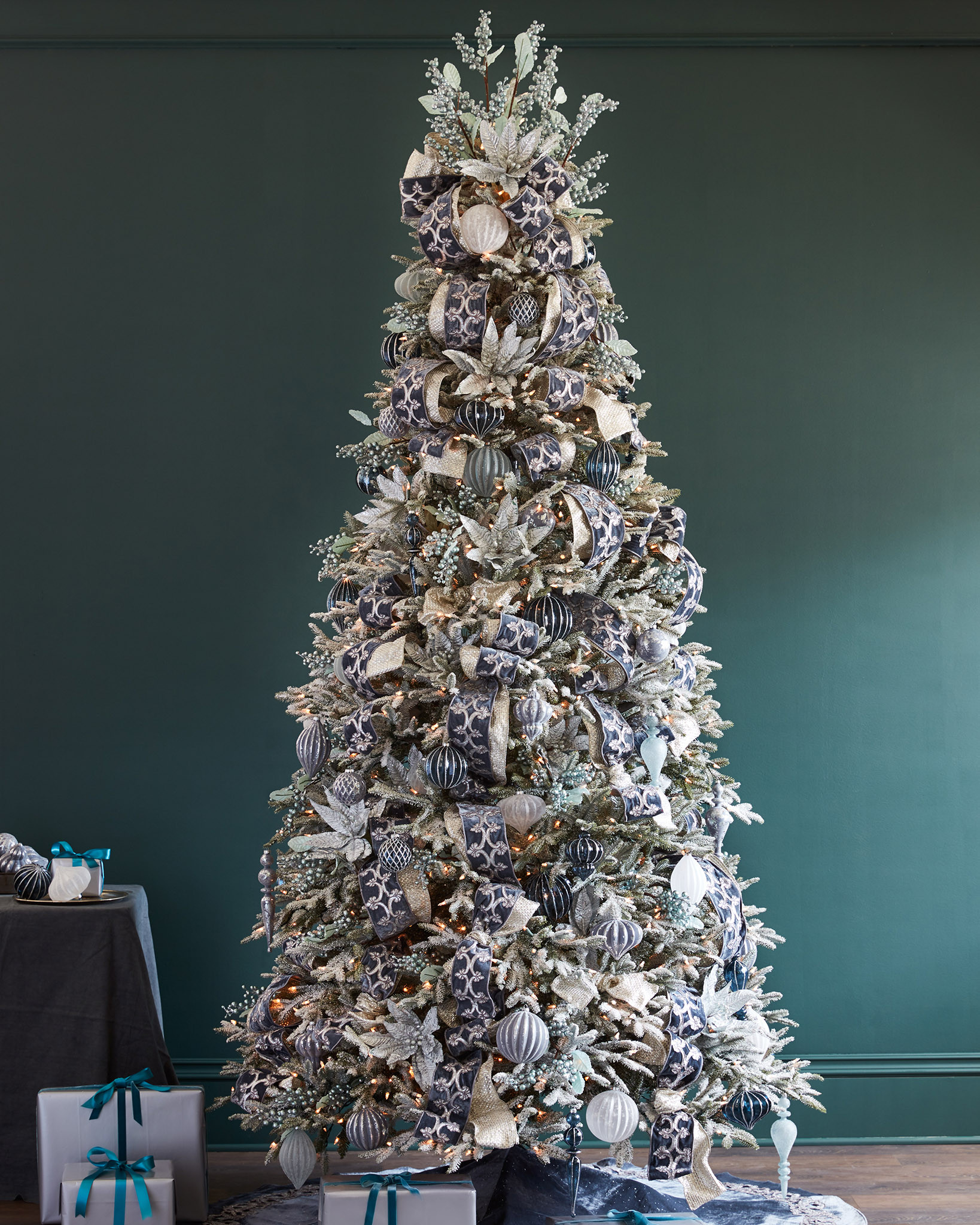 French Blue Velvet Ribbon