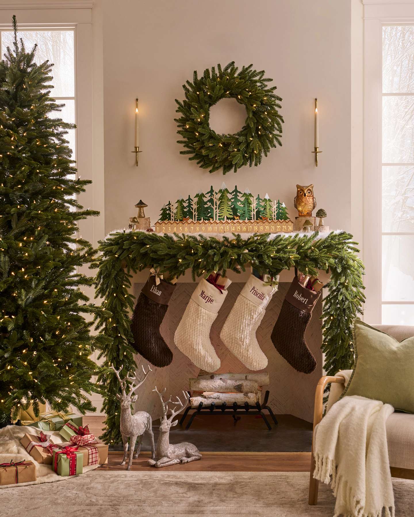 BH Fraser Fir Garland