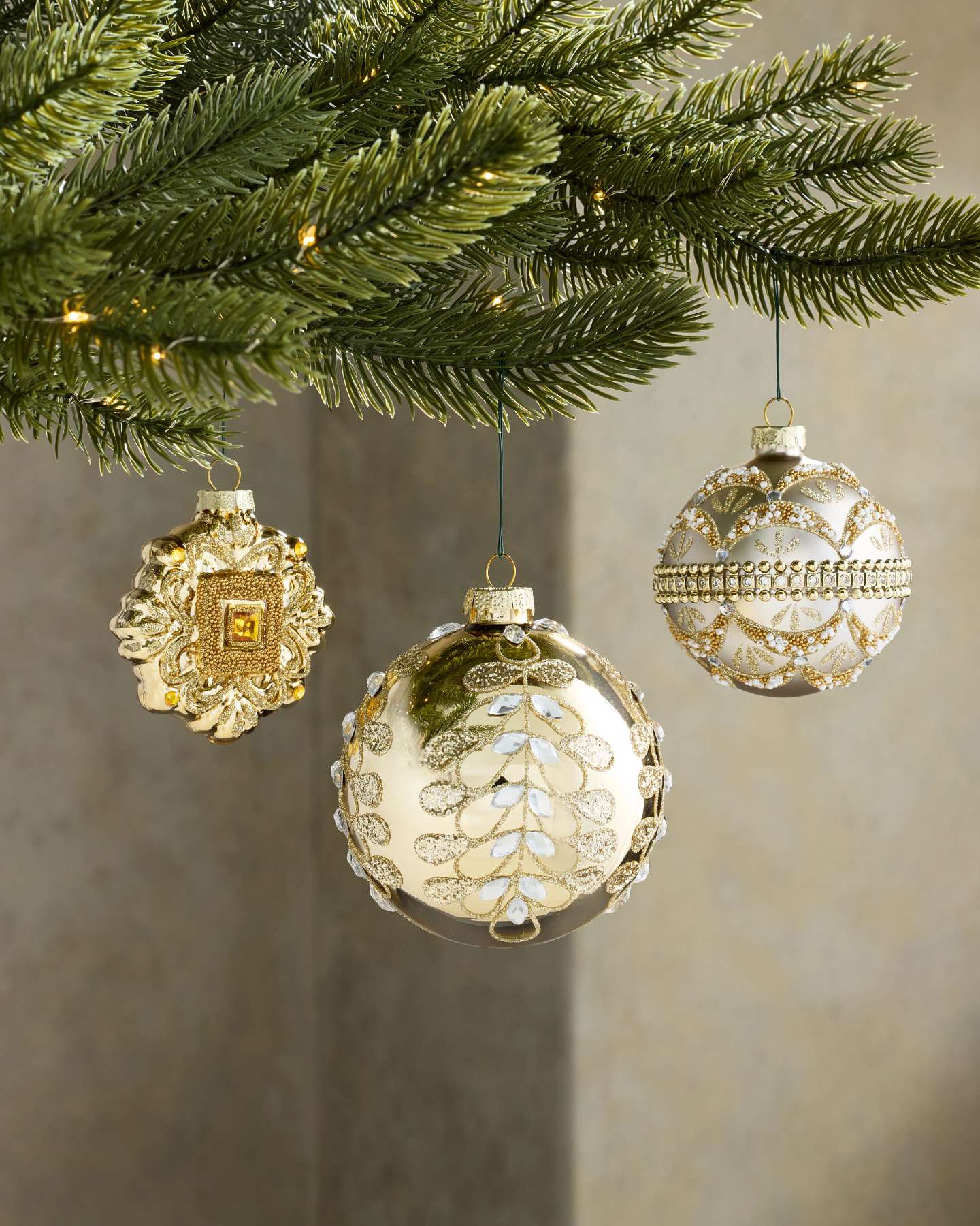 Ensemble principal de décorations en verre Joyaux hérités