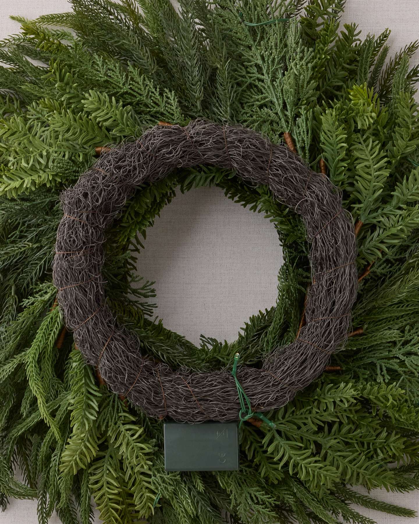 24" Real-Feel® Cypress Grove Wreath