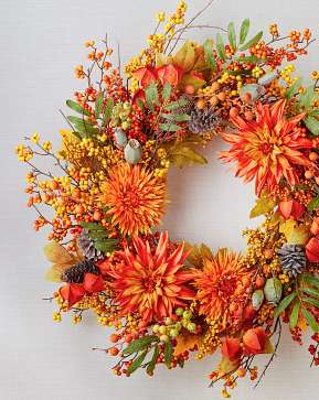 Fall Berries & Blossoms Wreath Fall Berries & Blossoms Wreath
