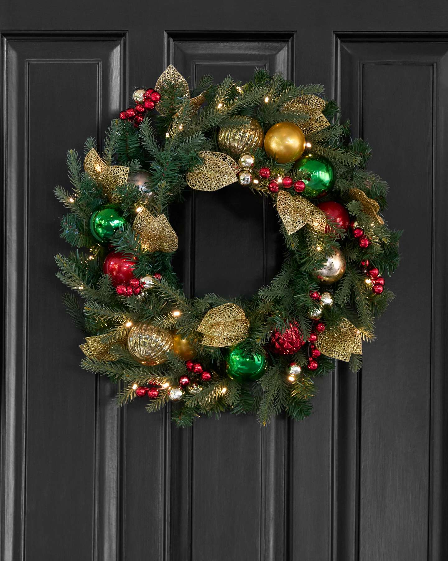 Outdoor Merry and Bright Wreath by Balsam Hill Lifestyle 50