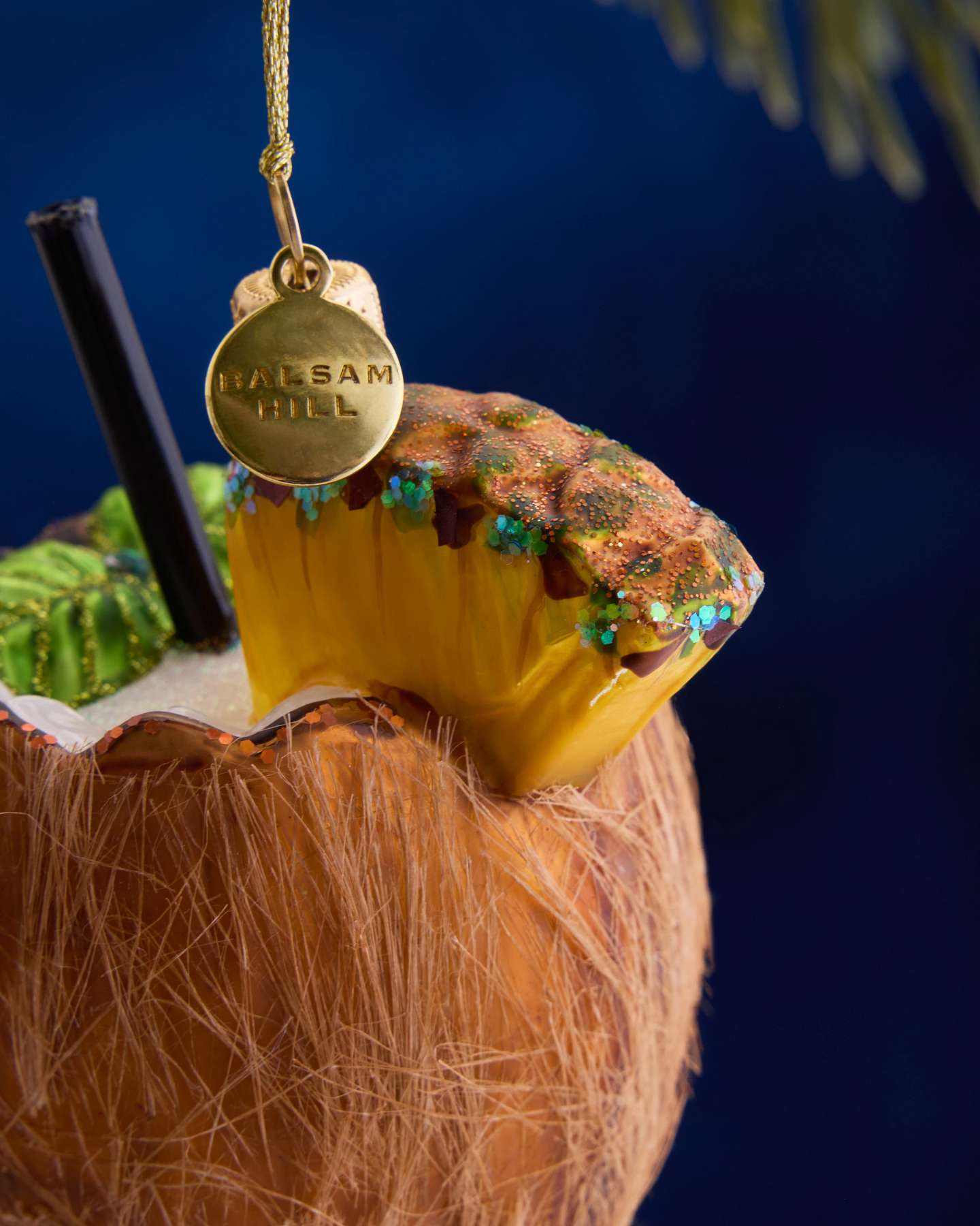 Balsam Hill Studio Coconut Cocktail Ornament