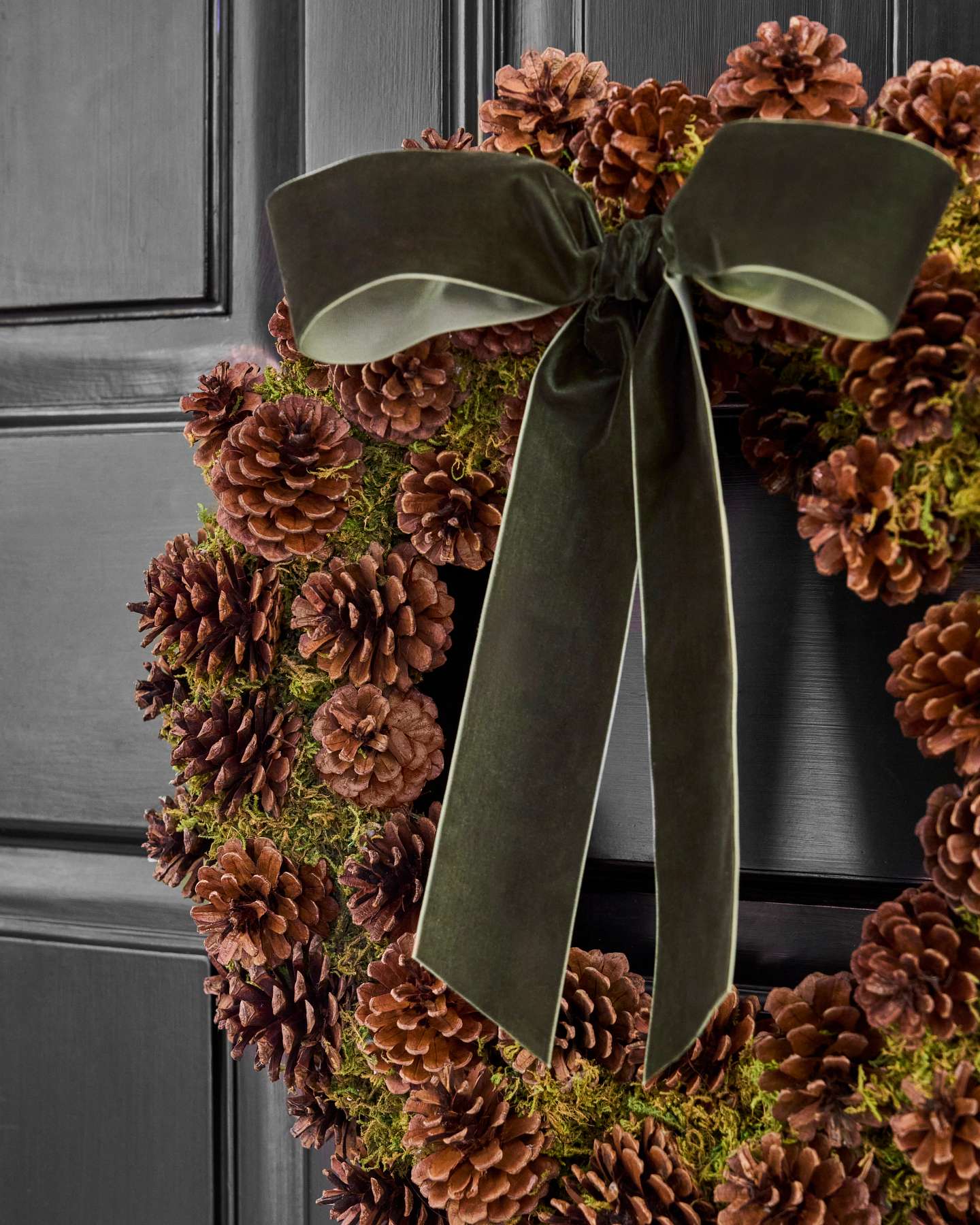 Weihnachtskranz im englischen Landhausstil