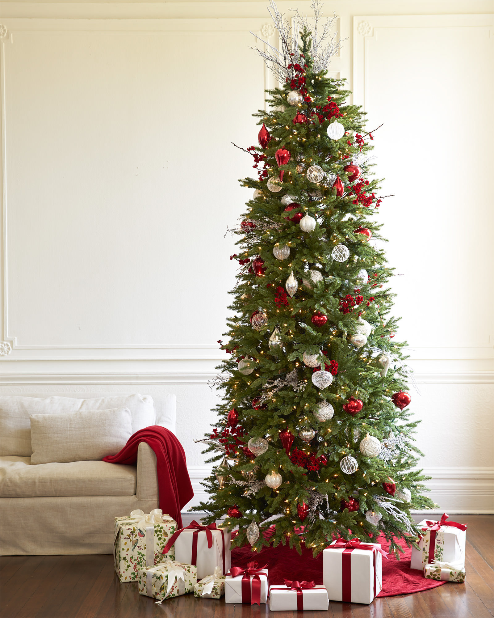 Lancaster Quilted Christmas Tree Skirt Balsam Hill