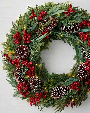 Winter Hearthside Wreath Winter Hearthside Wreath