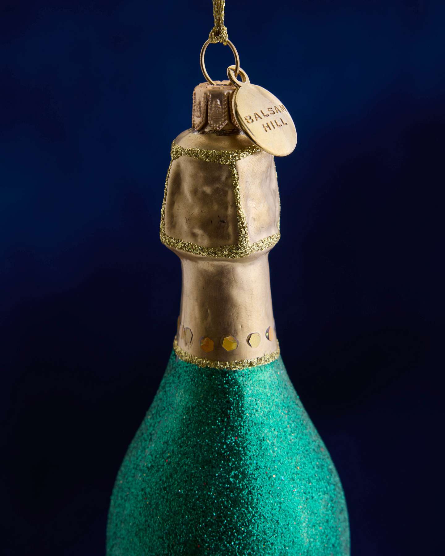 Balsam Hill Studio Just Maui'd Champagne Bottle Ornament
