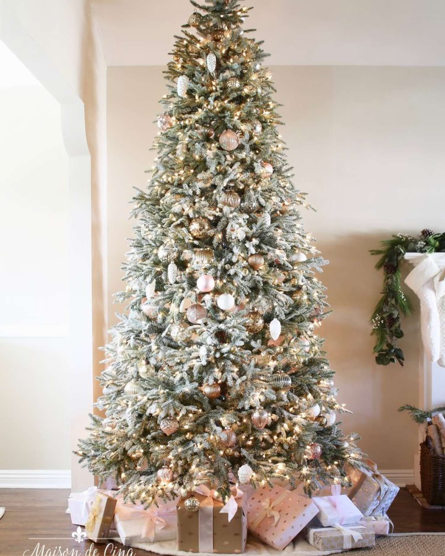 Balsam Hill Frosted Fraser Fir Artificial Christmas Tree Maison de Cinc Blog Feature