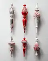 Nordic Frost Finial Ornaments by Balsam Hill SSC