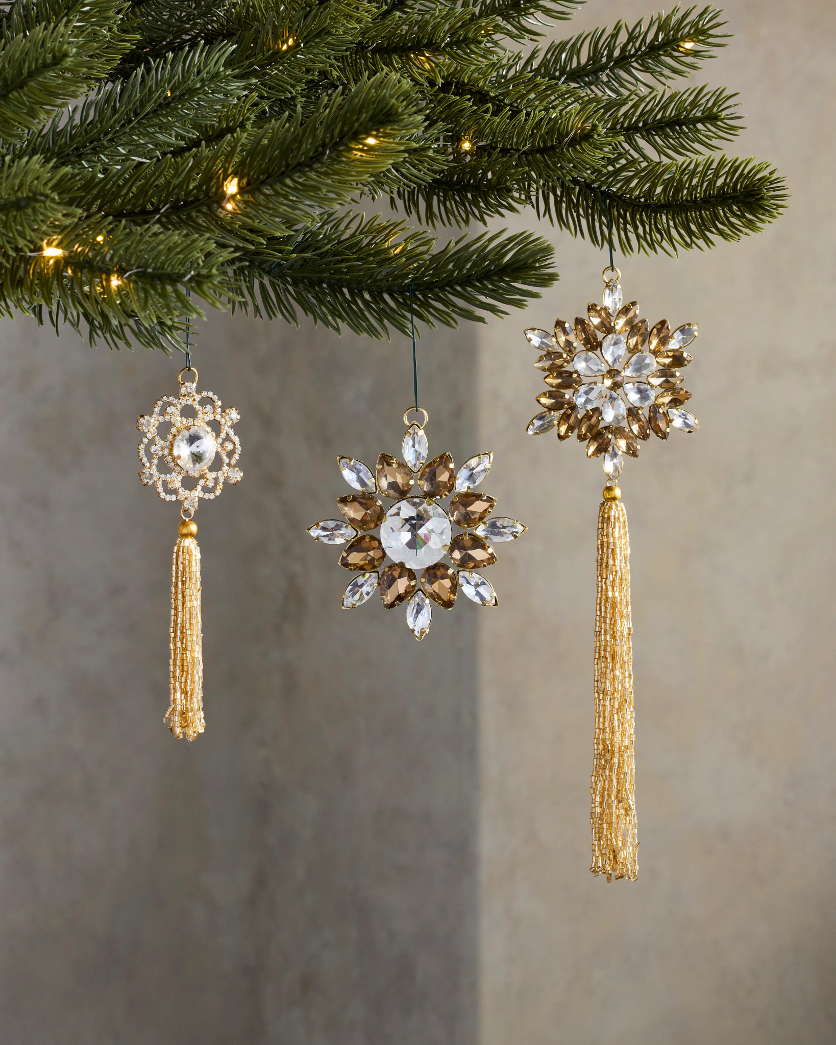 Sparkling Snowflakes Bauble Set