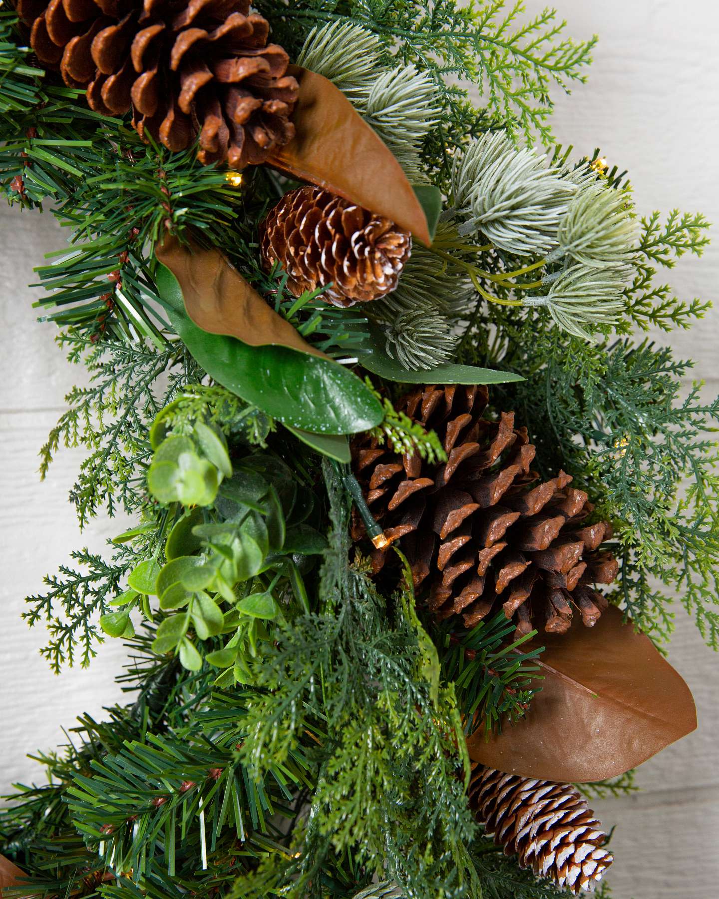 Balsam Hill Outdoor Cedar Lodge Artificial Christmas Foliage Branch Detail