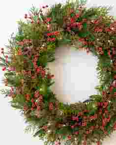 Sugared Berry Forest Wreath by Balsam Hill SSCR