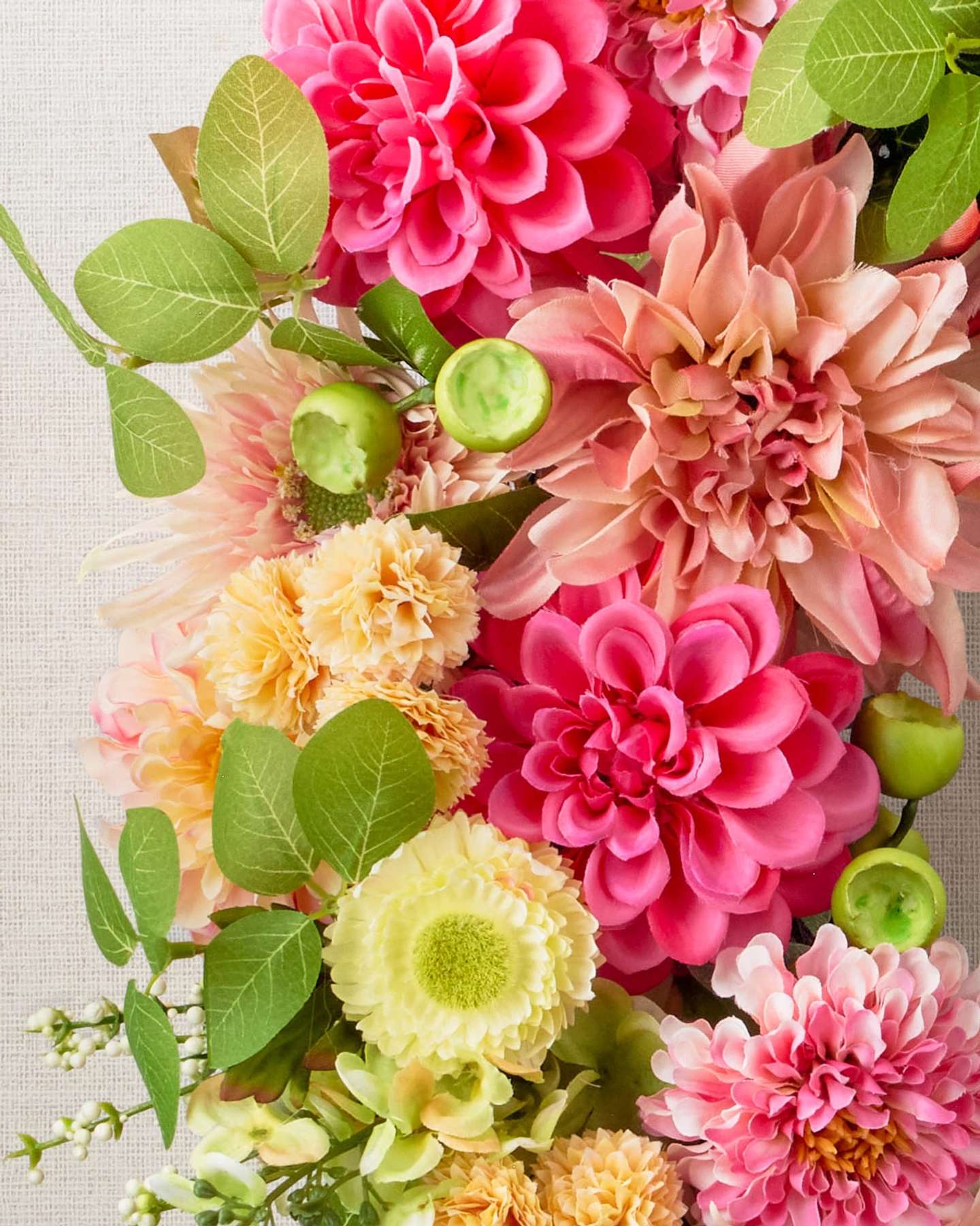 Balsam Hill Outdoor Spring Serenade Artificial Spring Foliage Closeup Detail