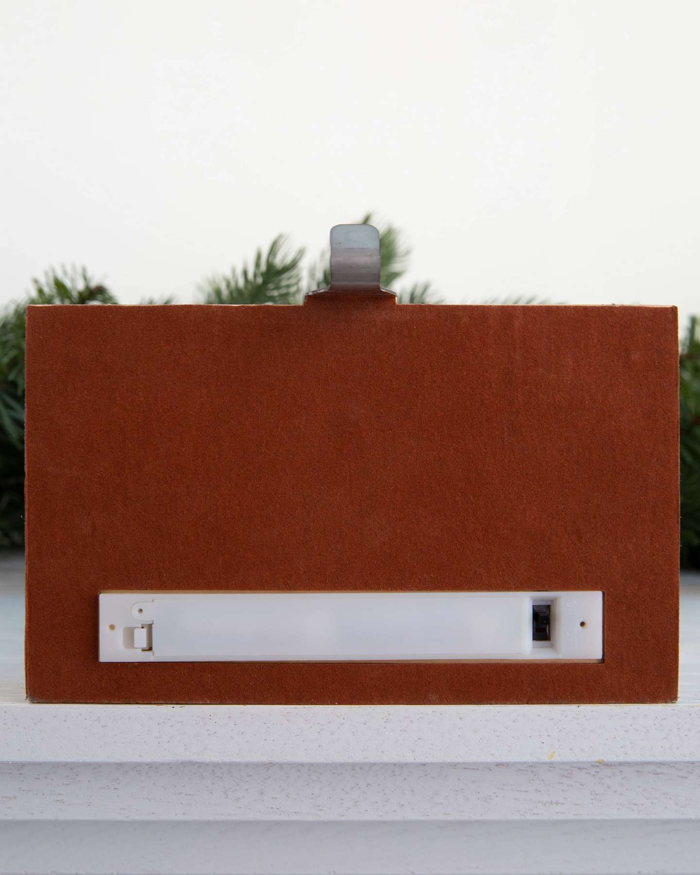 Balsam Hill Wooden Alpine Village Stocking Holder Battery Compartment