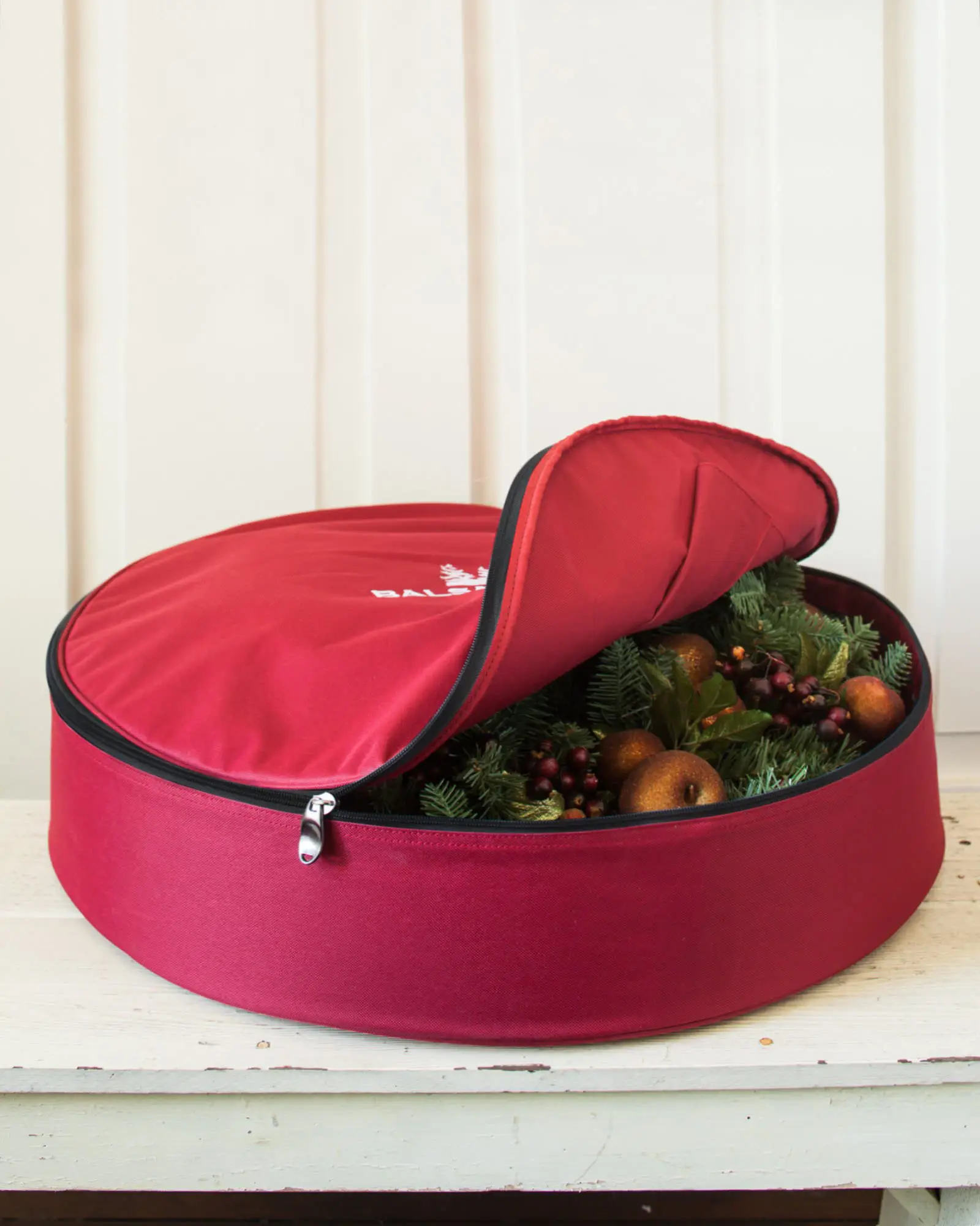 30 Christmas Wreath Storage Bags 1, Green Handles Wreath Storage Container Wreath Containers Holder with Zippers 