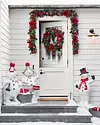 Outdoor Festive Poinsettia Foliage by Balsam Hill Lifestyle 10