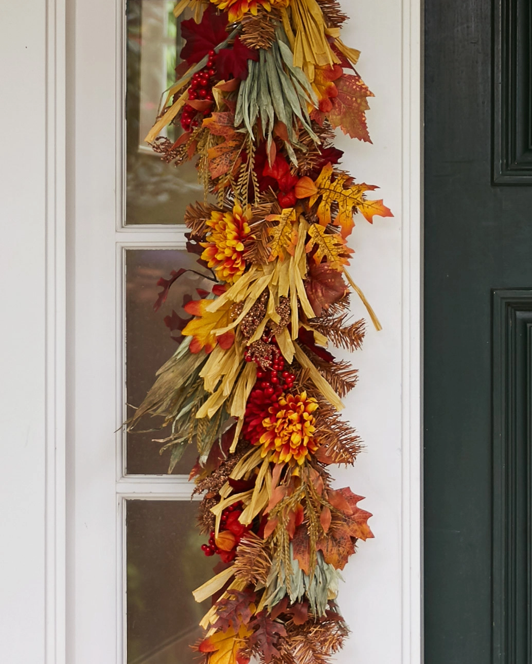 Country Fields Artificial Fall Garland Balsam Hill