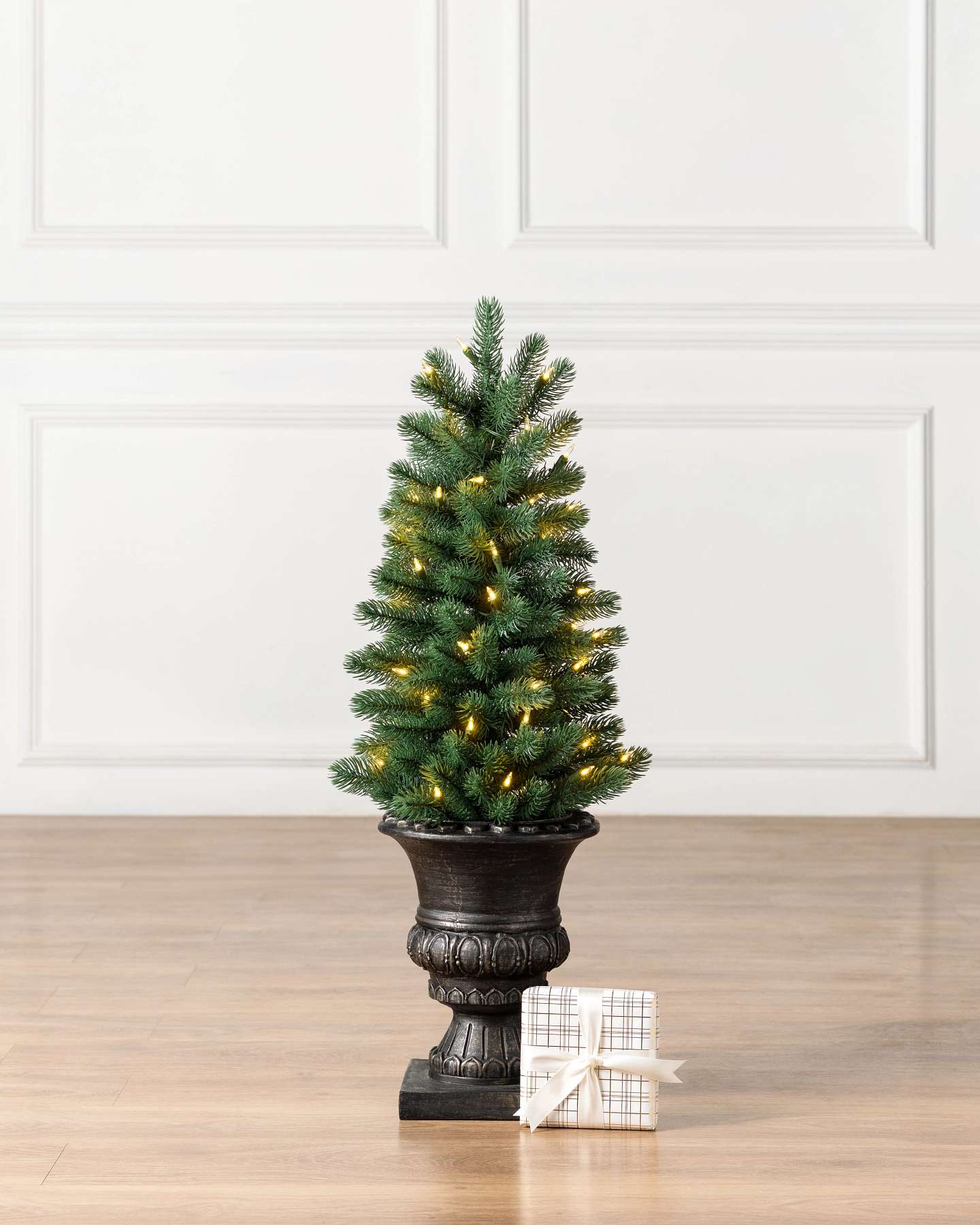 Balsam Hill 3-Foot Sonoma Slim Potted Pencil Tree