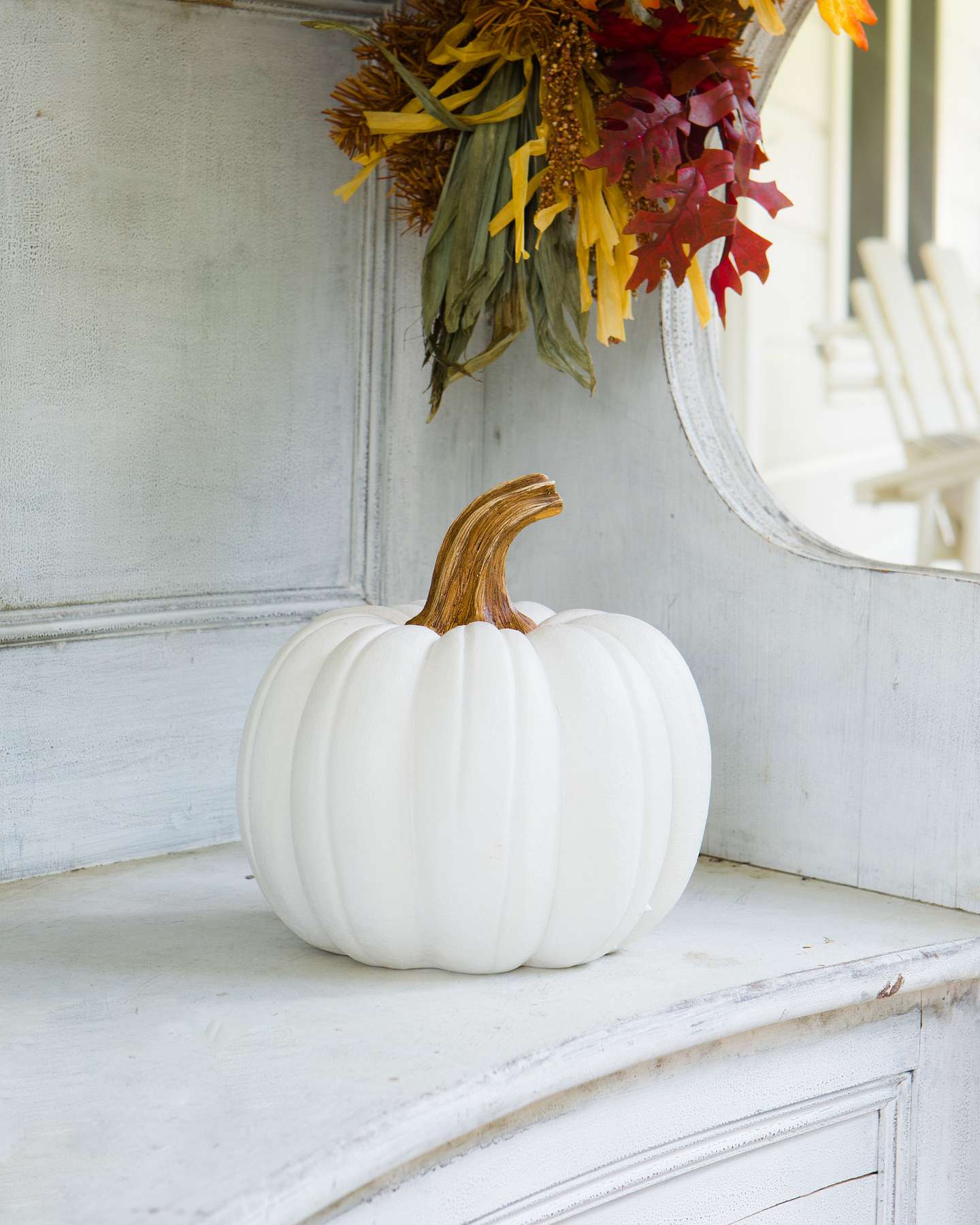Balsam Hill Outdoor Heirloom Pumpkins Set of 3 Detailed Close-Up View