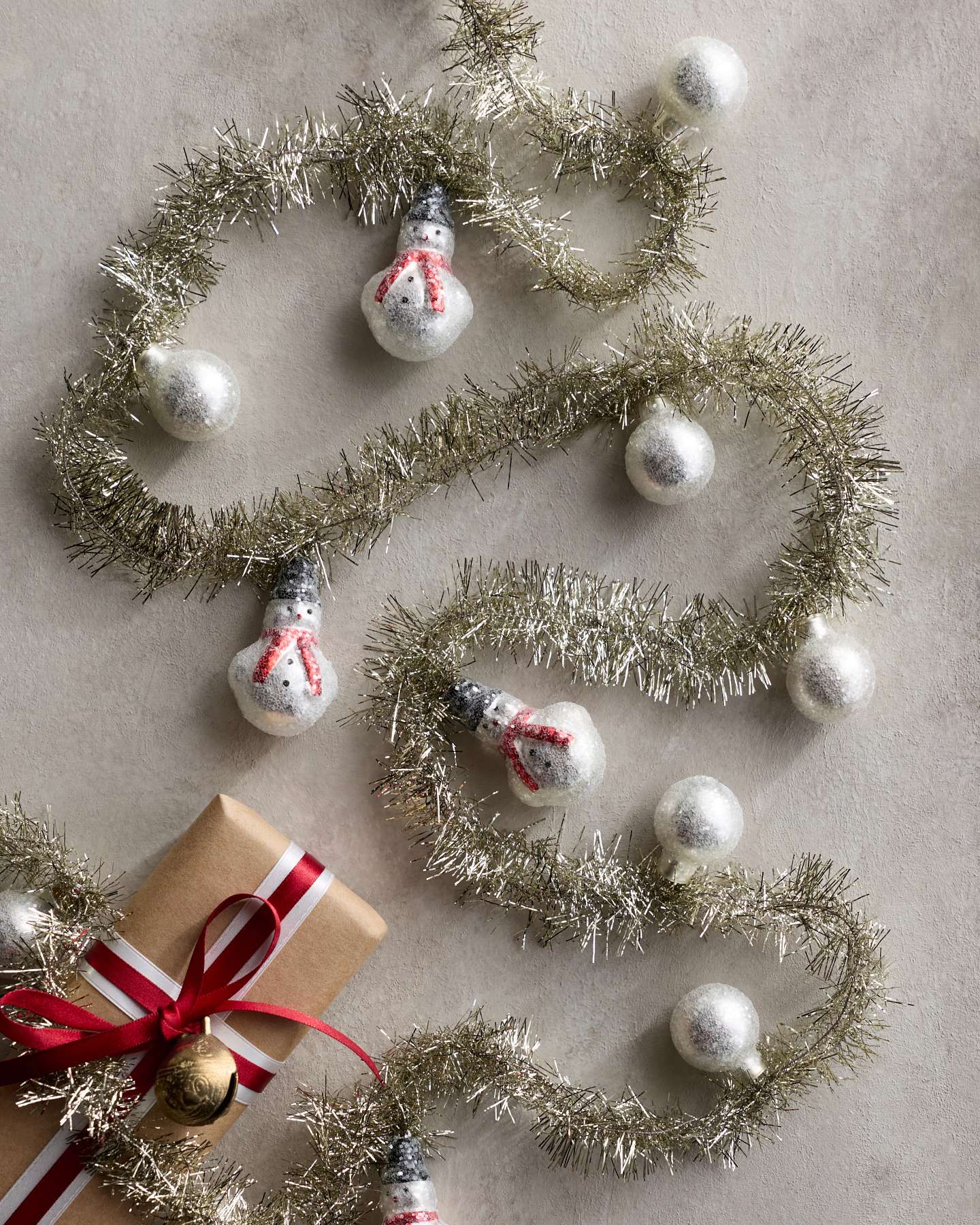 Vintage Snowman Tree Garland Set