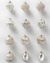 BH Essentials Silver Jumbo Mercury Glass Ornaments Set of 12 by Balsam Hill