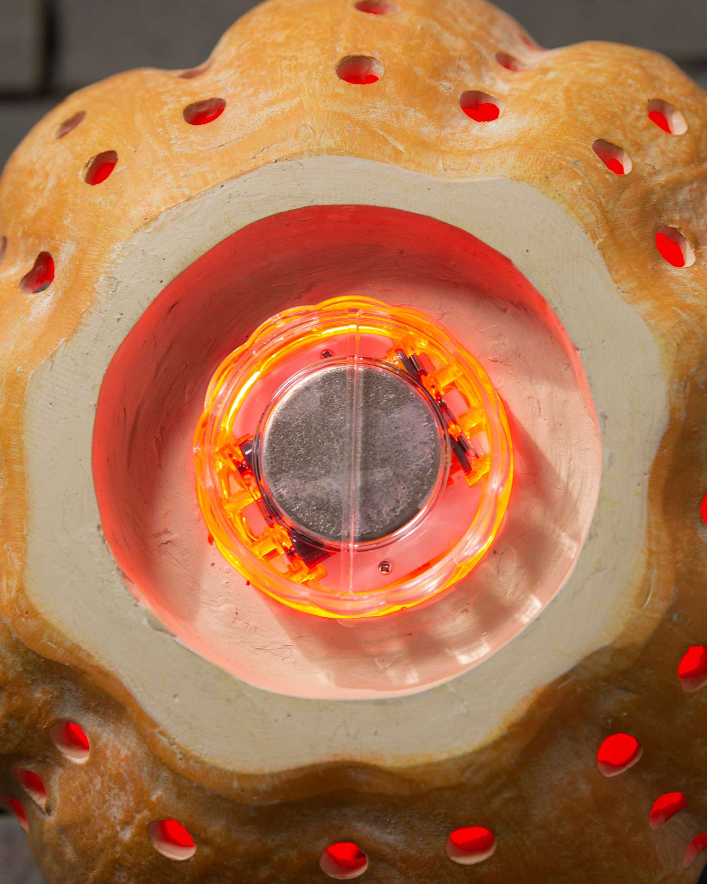 Balsam Hill LED Cut-Out Pumpkins Battery Compartment Detail