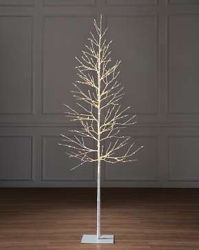 Winterliche Birke mit LED-Beleuchtung Winterliche Birke mit LED-Beleuchtung
