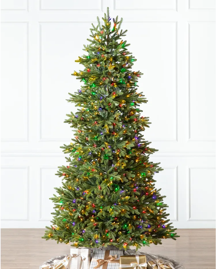 Balsam Hill Frosted Yukon Spruce Pre-Lit Artificial Tree in LED Micro at Nordstrom, Size 9ft