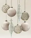 Winter Frost Glass Ornament Set (35 Pieces) by Balsam Hill Closeup 50