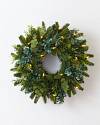 BH Fraser Fir Meadow Wreath 18in LED Clear by Balsam Hill SSC