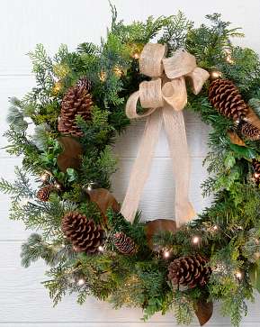 Outdoor Cedar Lodge Wreath Outdoor Cedar Lodge Wreath
