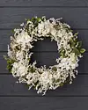 Outdoor Ivory Hydrangea Berry Wreath by Balsam Hill SSC