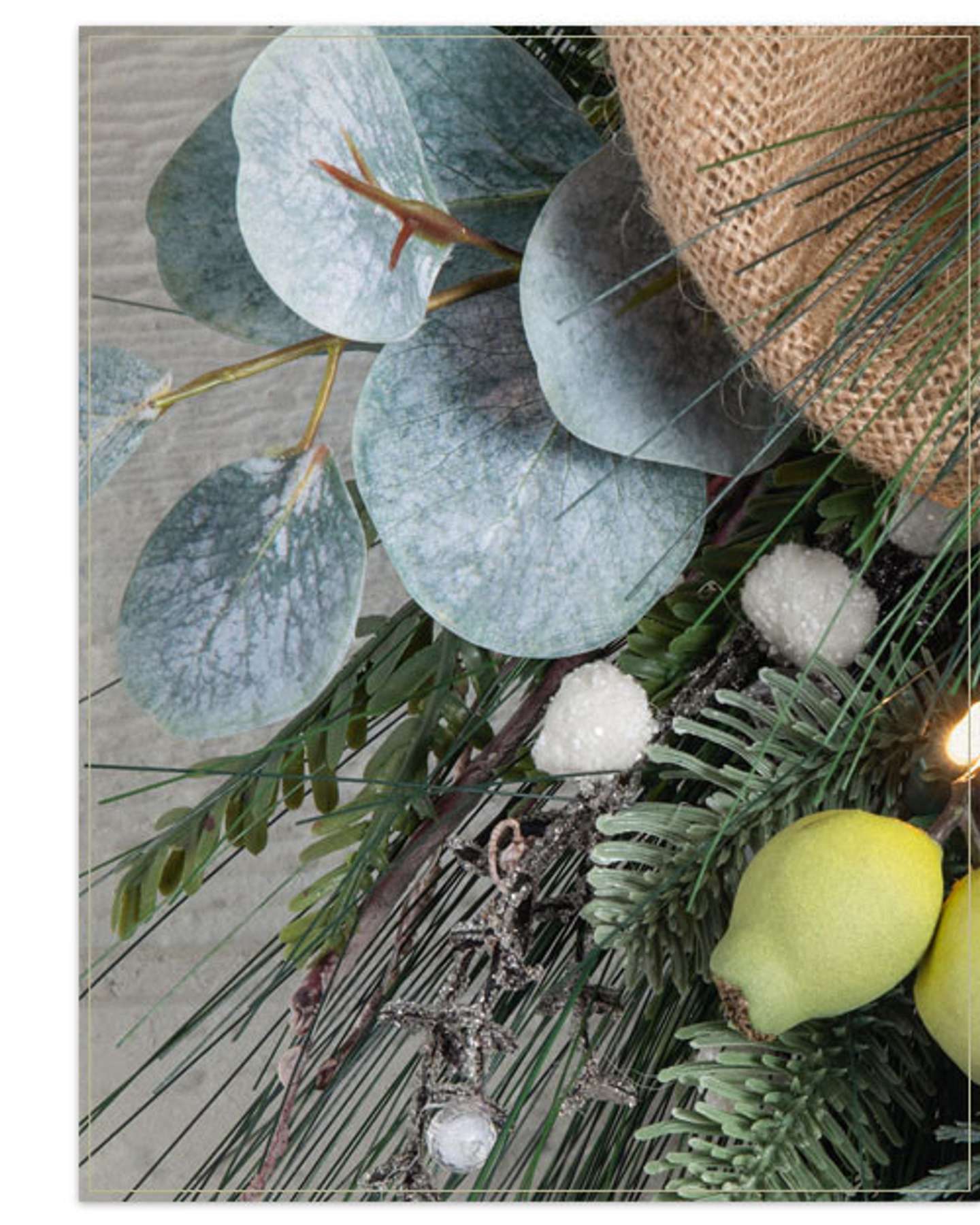 Balsam Hill Outdoor Homestead Pine Christmas Foliage Elegant Holiday Display