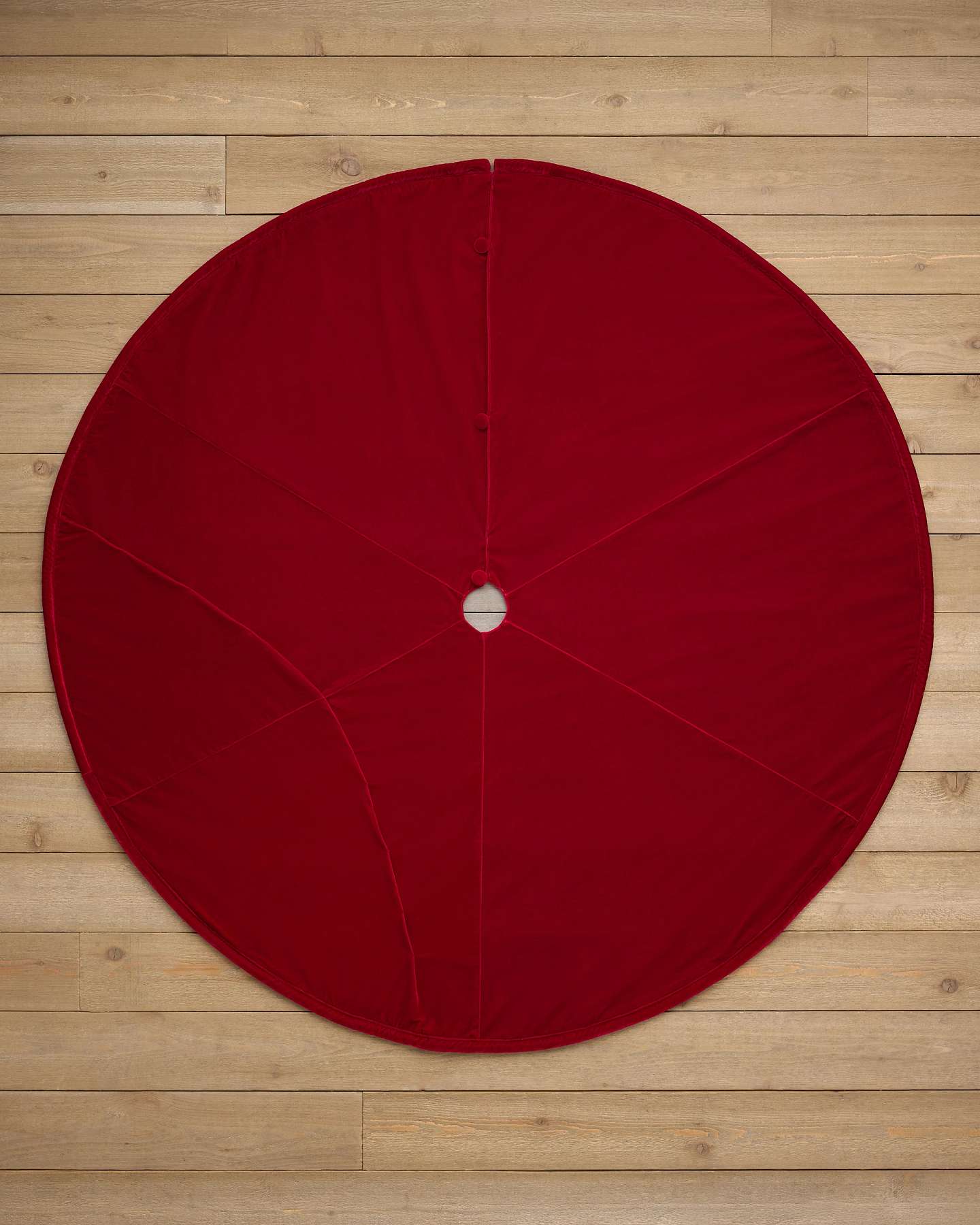 72" Red Luxe Velvet Tree Skirt