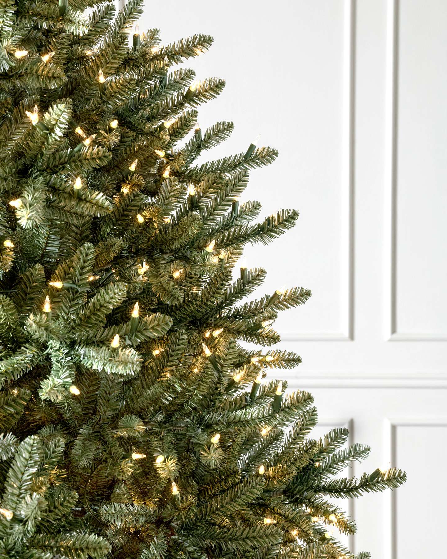 Balsam Hill Classic Blue Spruce Christmas Tree with LED Lights Elegant Glow