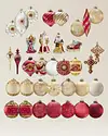 Noel Bauble Set 35 Pieces by Balsam Hill