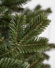 Close-up of realistic artificial Christmas tree needles