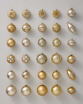 Set di decorazioni gioiello assortite Vintage in vetro Set di decorazioni gioiello assortite Vintage in vetro