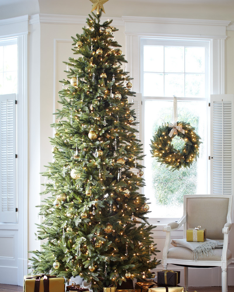 Silverado Slim™ Flip Artificial Christmas Trees Balsam Hill
