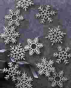 Beaded Snowflake Ornaments Set of 12 by Balsam Hill SSCR