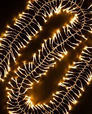 Warm white LED Christmas light string