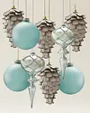 Winter Frost Glass Ornament Set (35 Pieces) by Balsam Hill Closeup 30